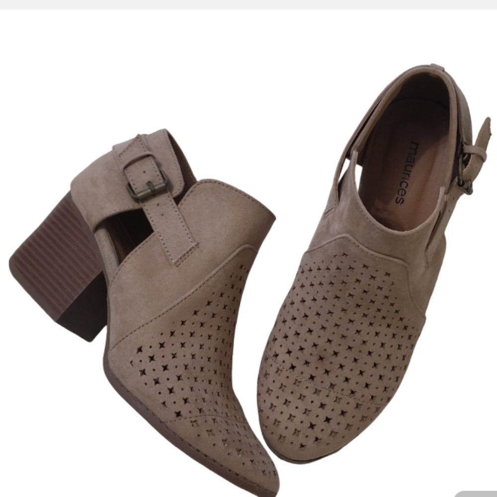 Maurice's Nude Booties.